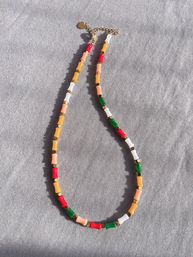 Multi-Color Beaded Necklace | TARA MINI - TARA MINI