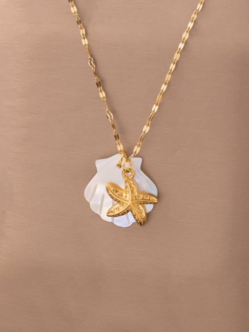 Shell Star Necklace & Earring Set | TARA MINI - TARA MINI