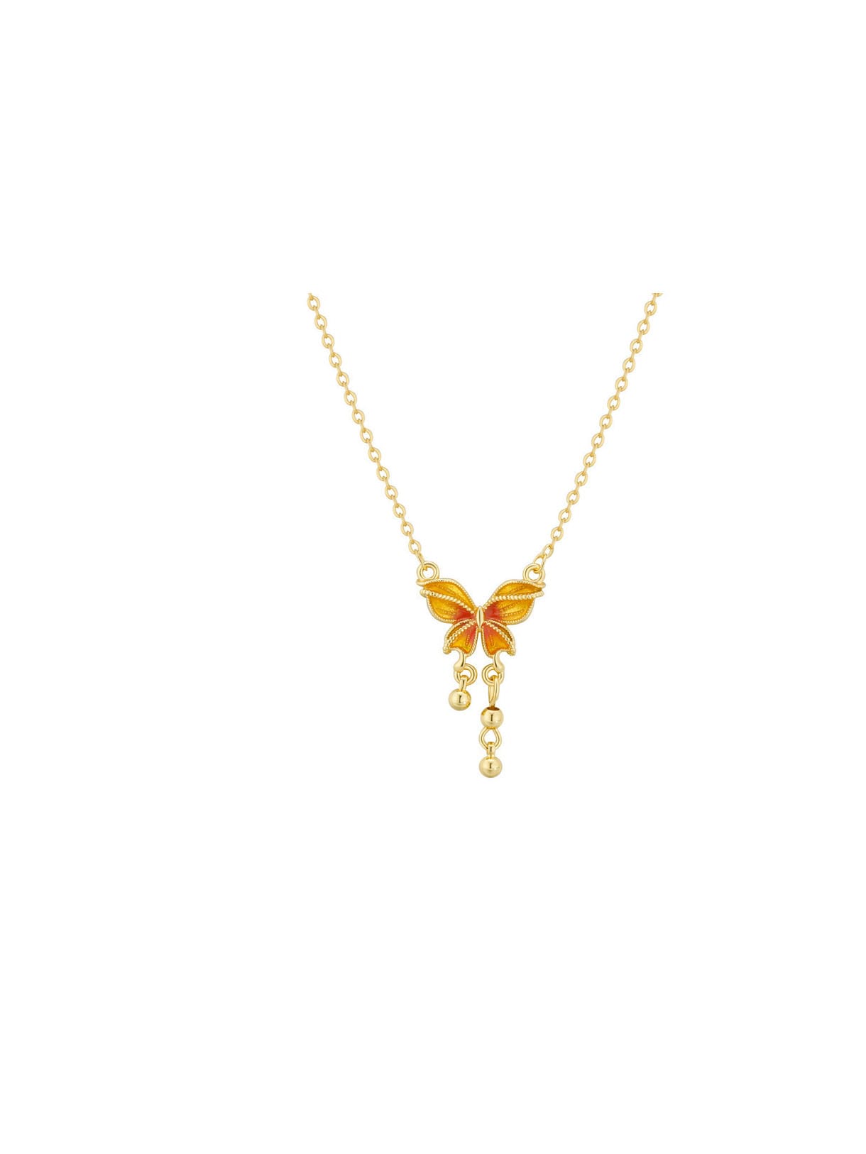 Dreamy Butterfly Tassel Necklace | TARA MINI - TARA MINI