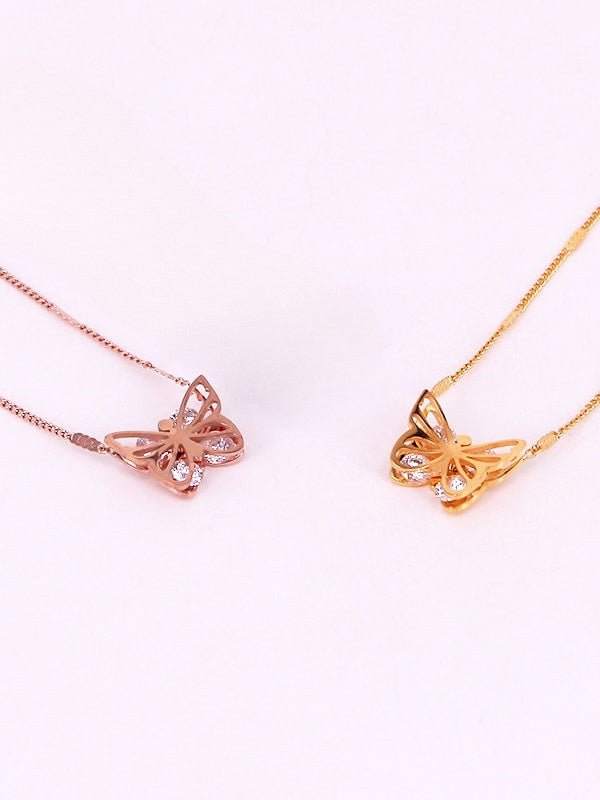 Butterfly Dainty Necklace | TARA MINI - TARA MINI